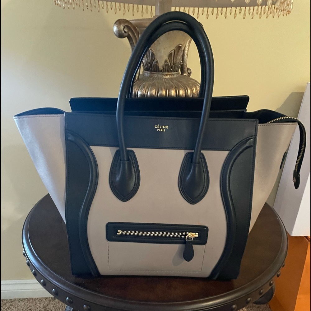 Celine tricolored luggage